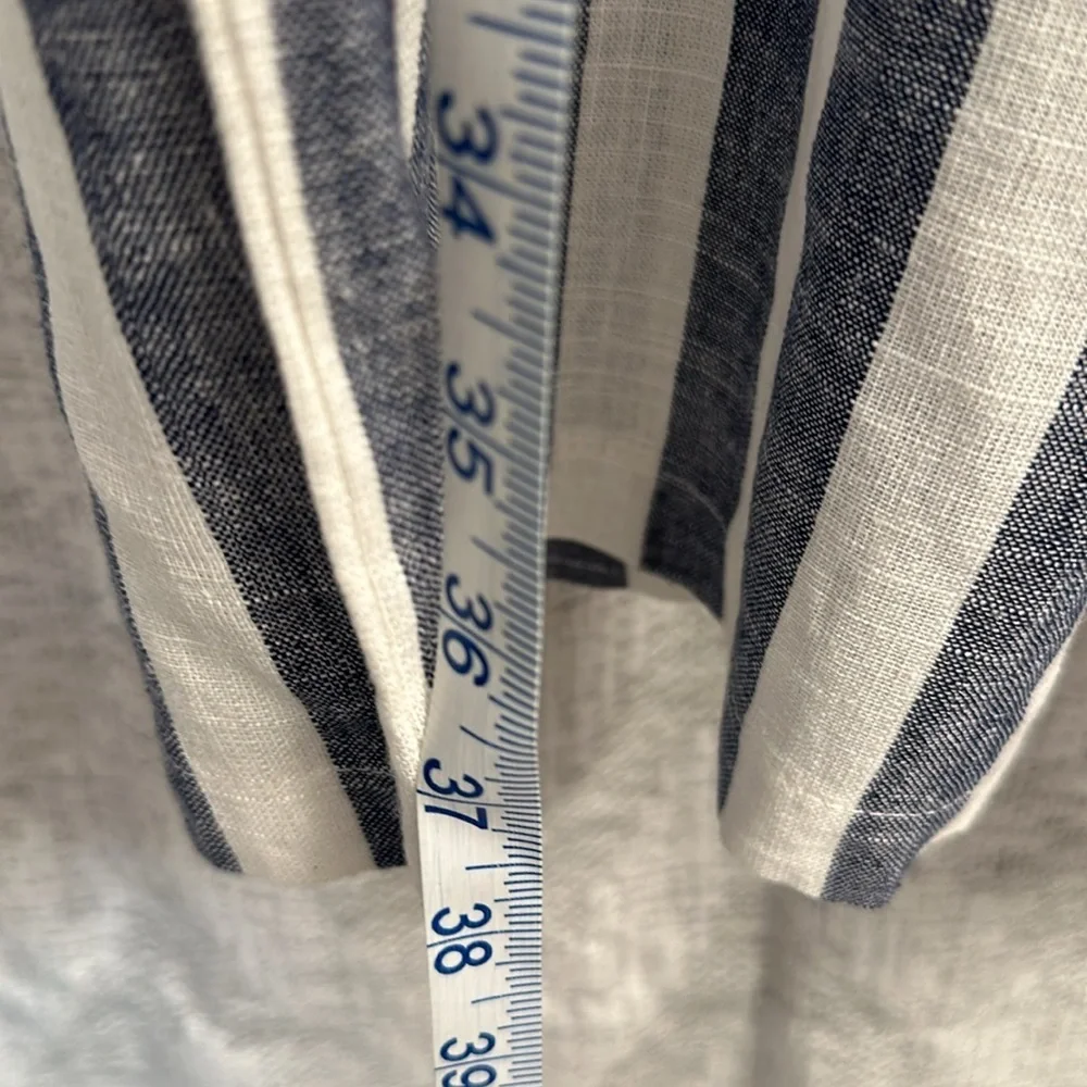 Kensie Blue and White Striped Jumpsuit  Size Small NWT - Picture 4 of 4